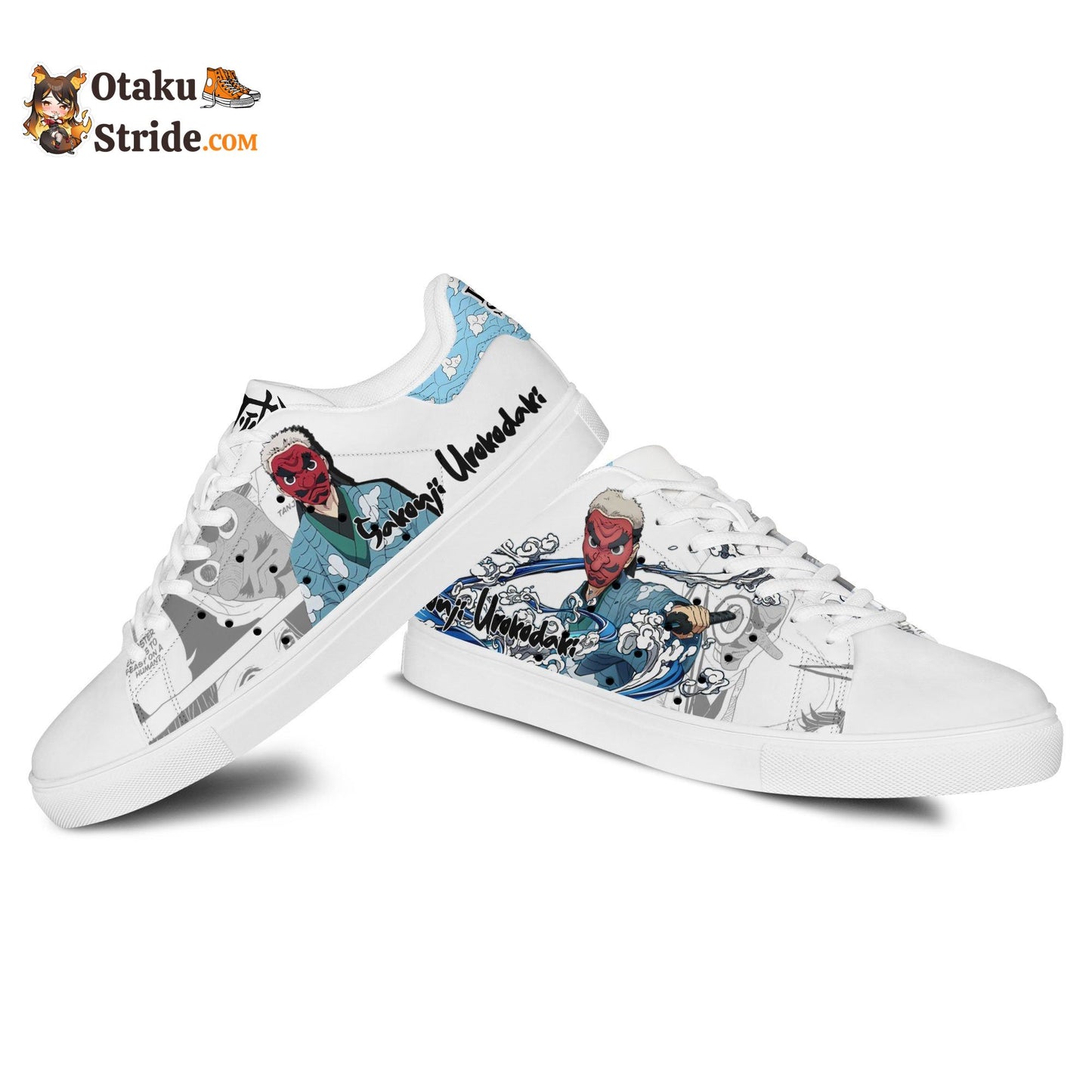 Sakonji Urokodaki Skate Sneakers Custom Anime Shoes