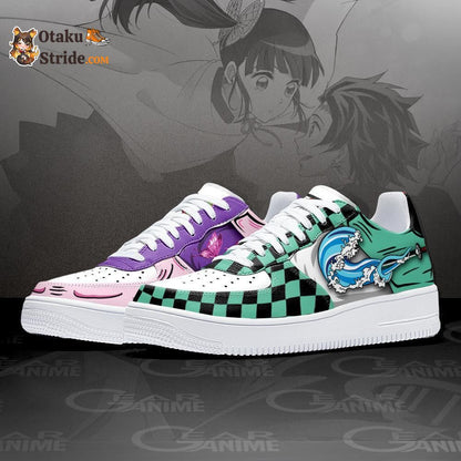 Kanao and Tanjiro Sneakers Custom Anime Shoes