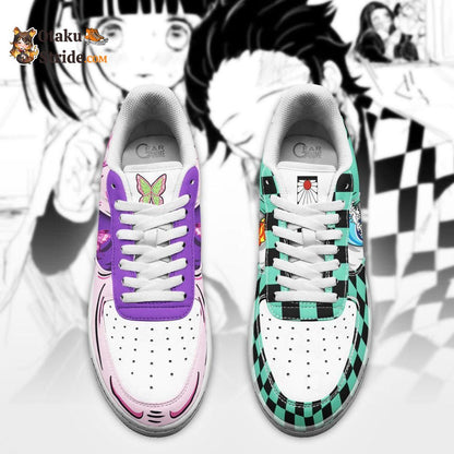 Kanao and Tanjiro Sneakers Custom Anime Shoes