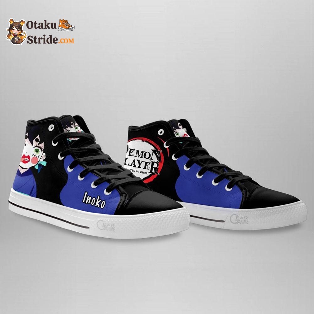 Inosuke Inoko High Top Shoes Funny Custom Anime Sneakers