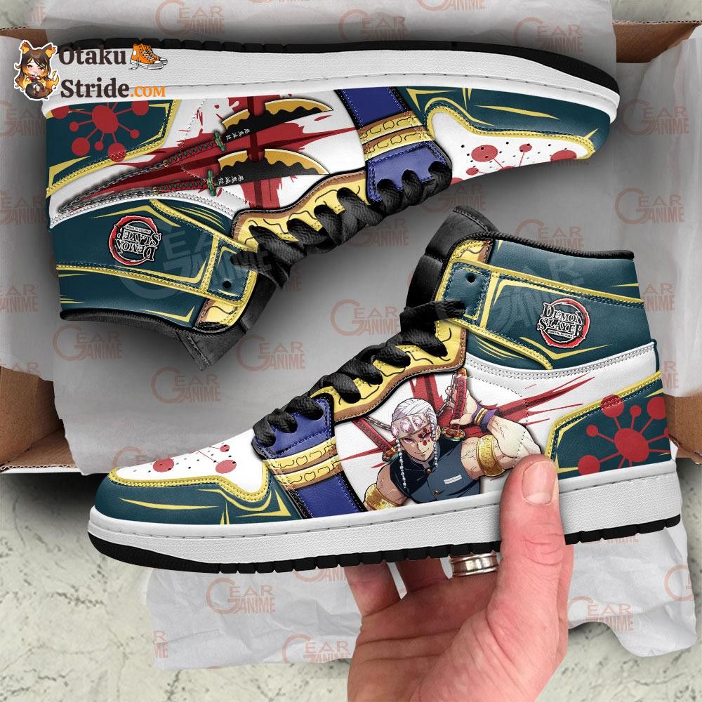 Uzui Tengen J1 Sneakers Anime Demon Slayer Shoes