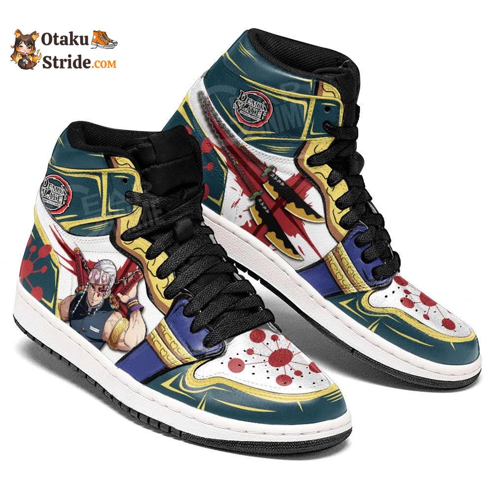 Uzui Tengen J1 Sneakers Anime Demon Slayer Shoes