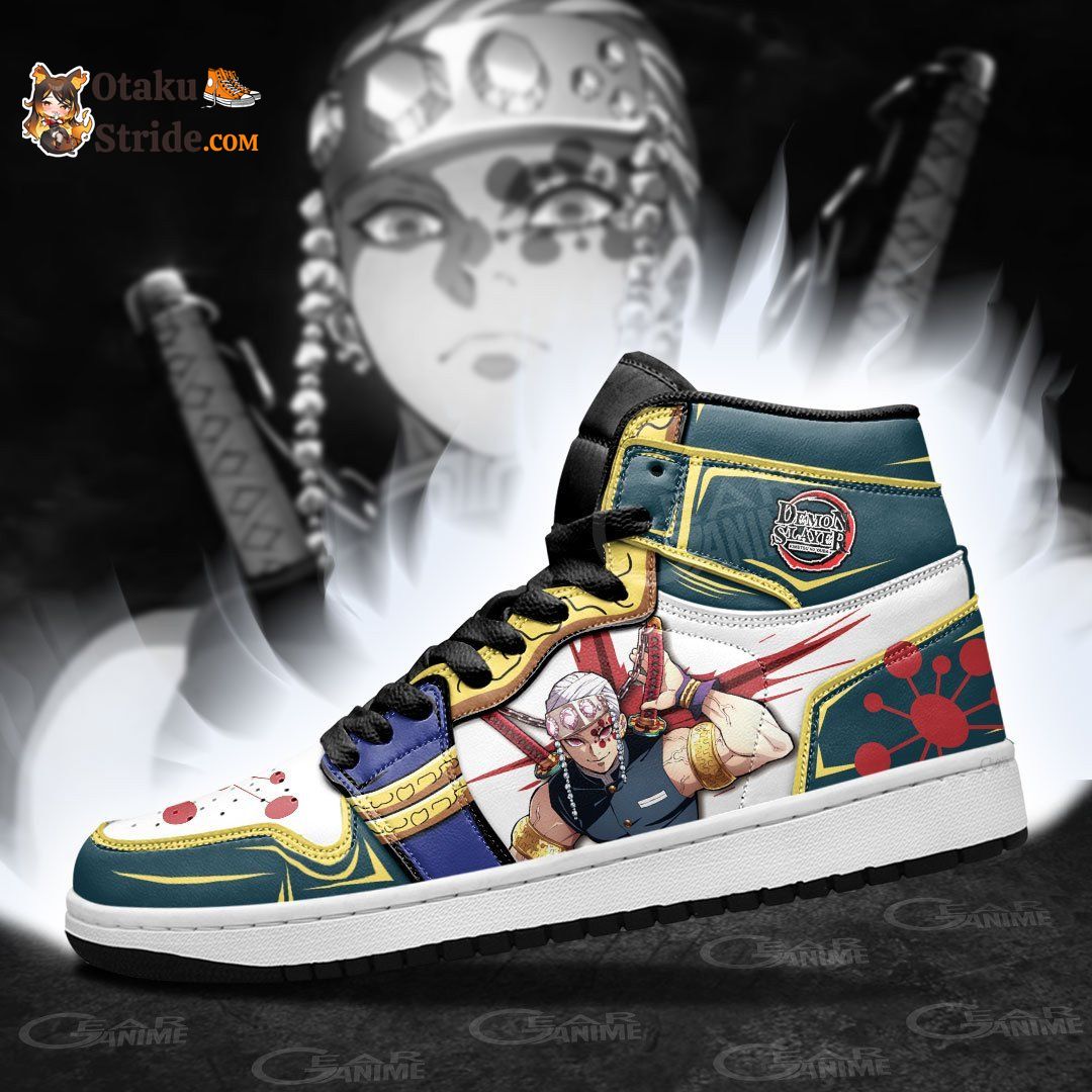 Uzui Tengen J1 Sneakers Anime Demon Slayer Shoes