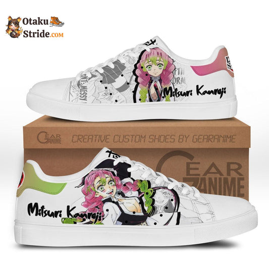 Mitsuri Kanroji Skate Sneakers Custom Anime Shoes