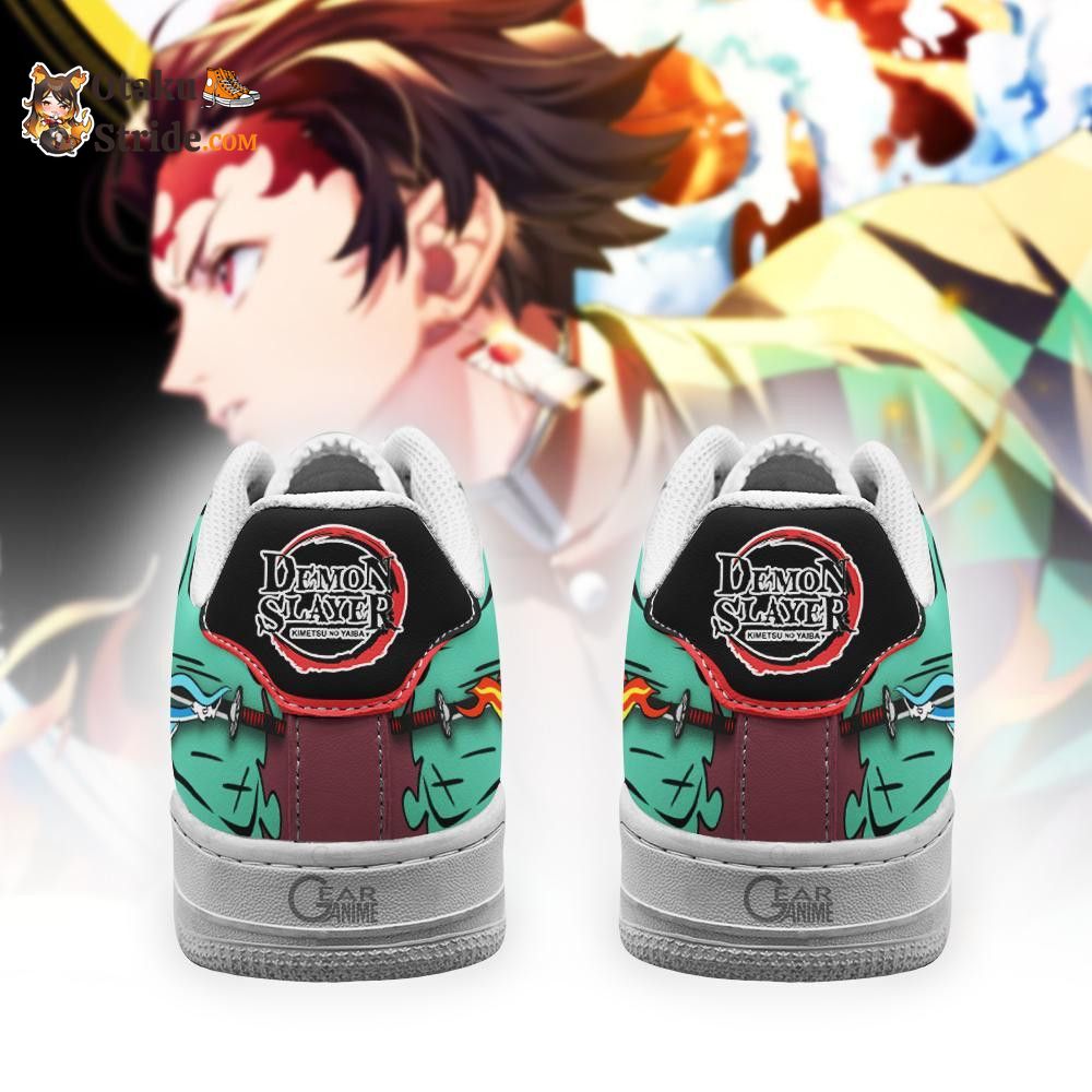 Tanjiro Water and Sun Breathing Sneakers Anime