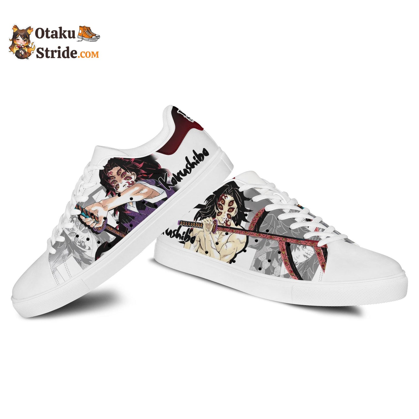 Kokushibo Skate Sneakers Custom Anime Shoes