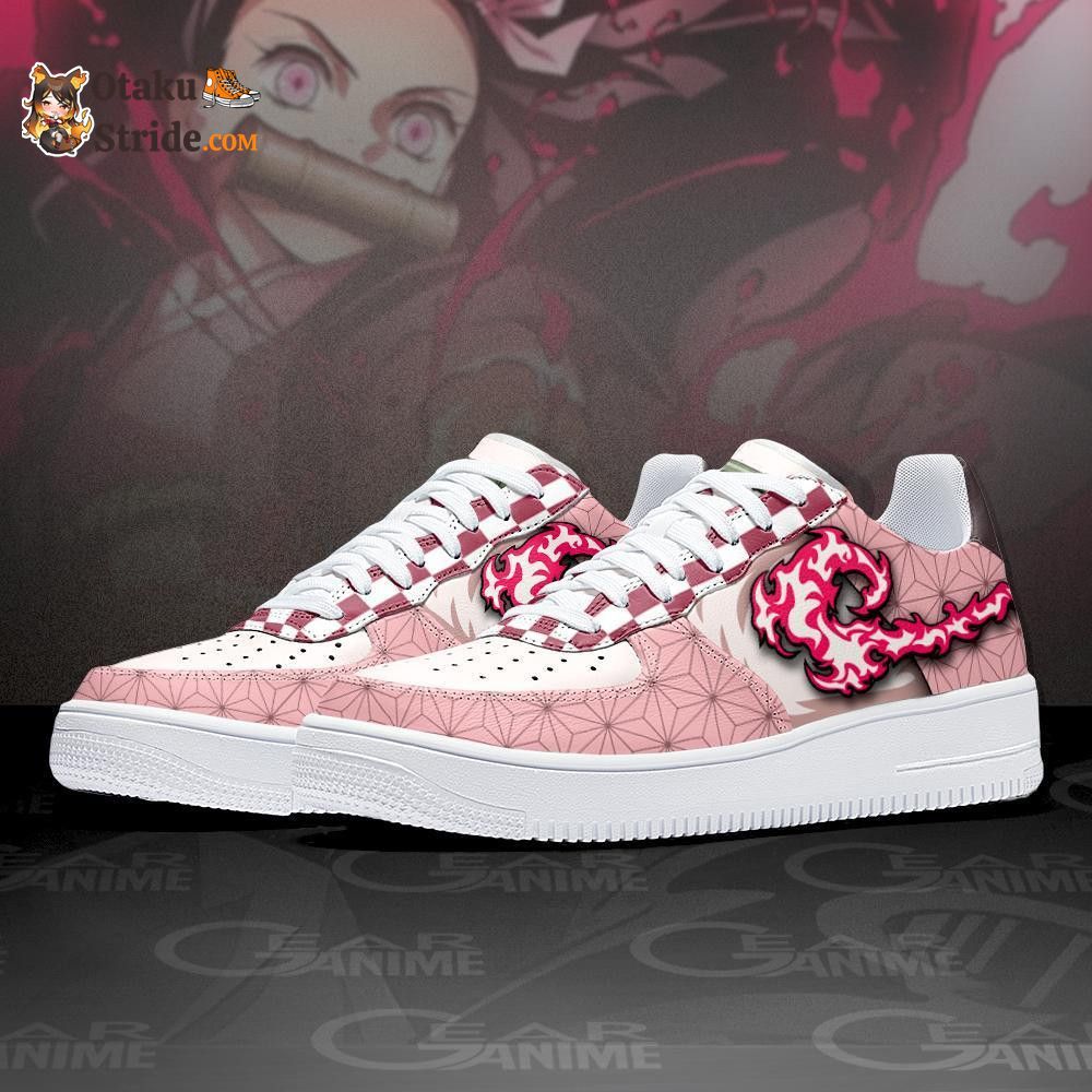 Kimetsu Kamado Nezuko Sneakers Anime Blood Demon Art