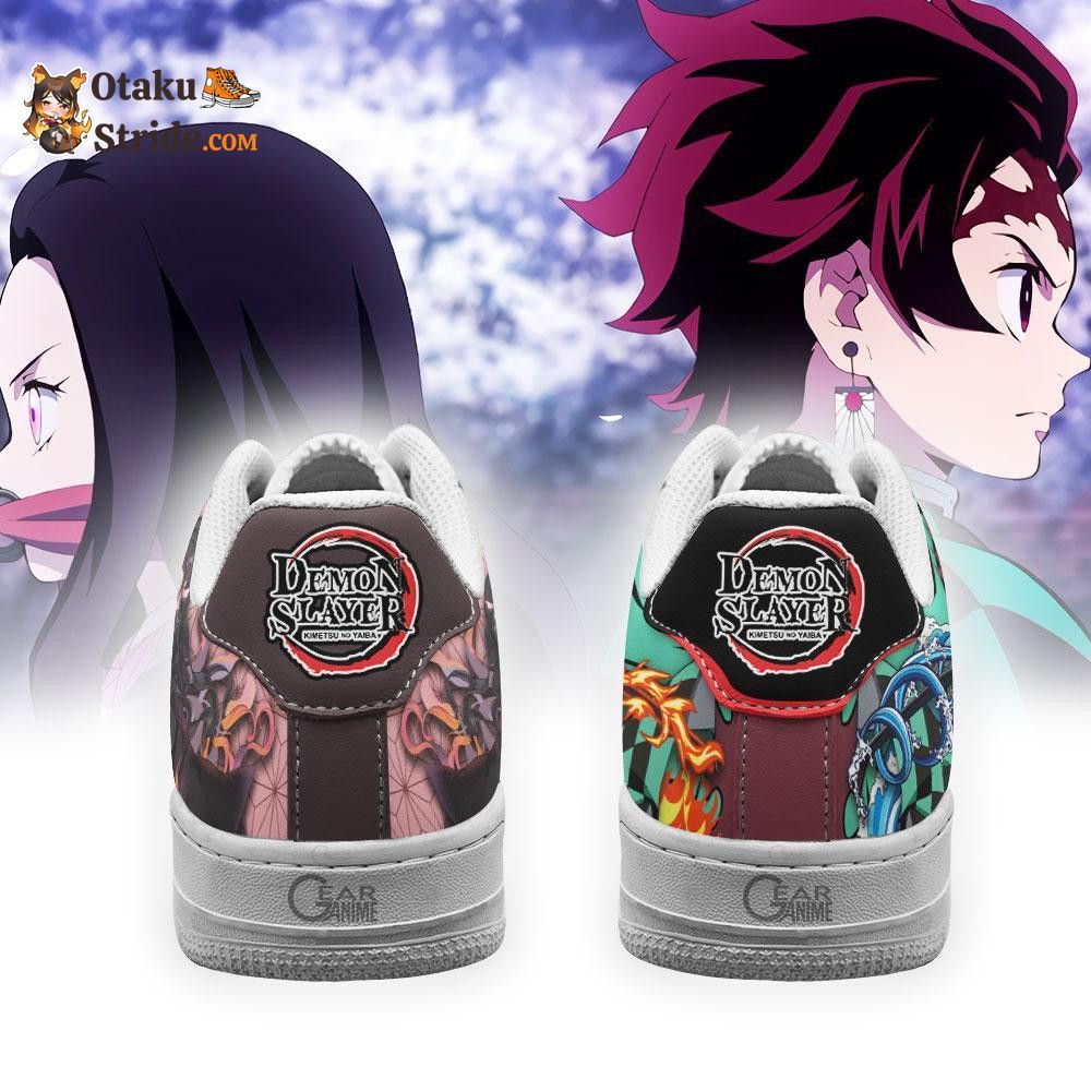 Tanjiro and Nezuko Sneakers Custom Anime Shoes