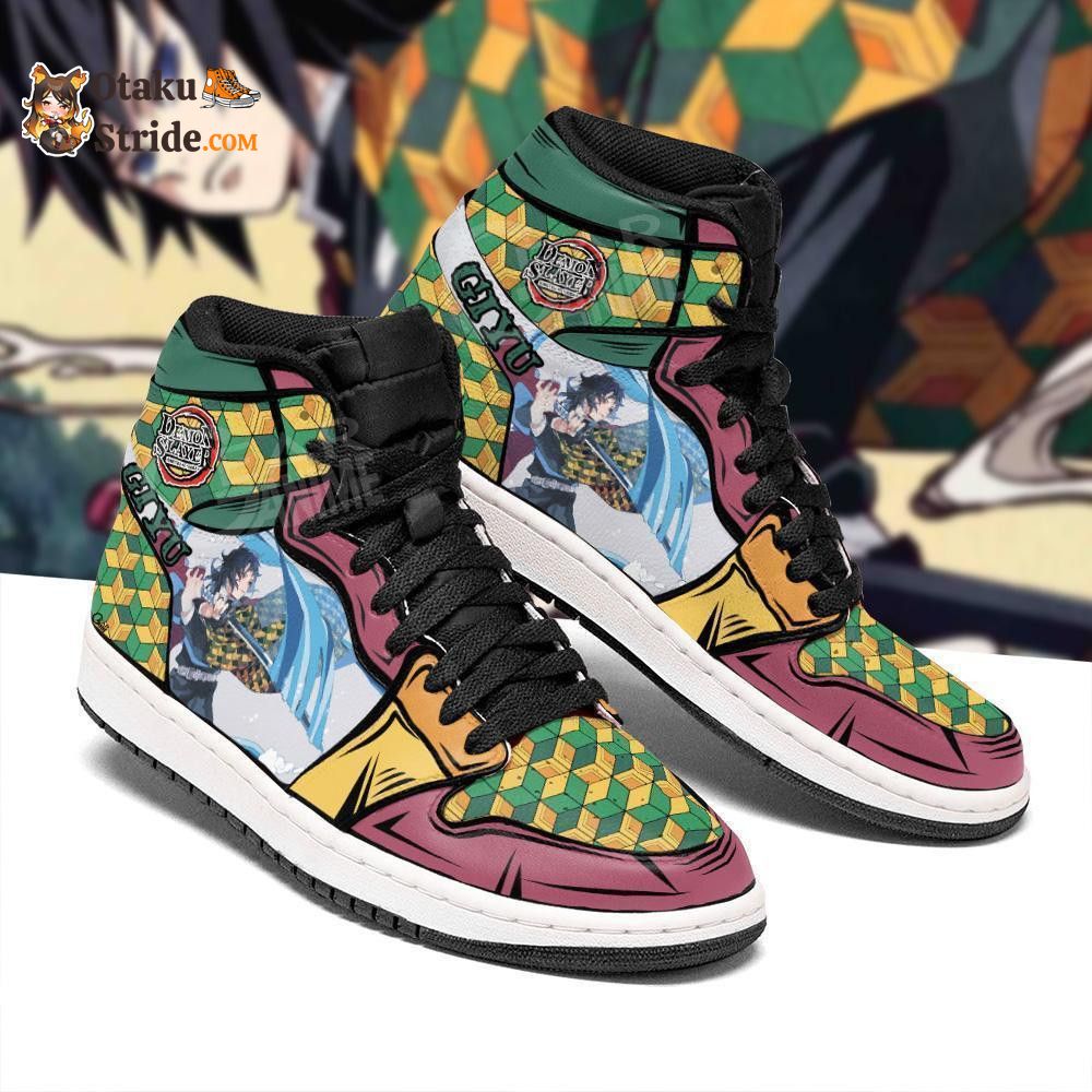 Giyu Tomioka J1 Sneakers Anime Water Breathing