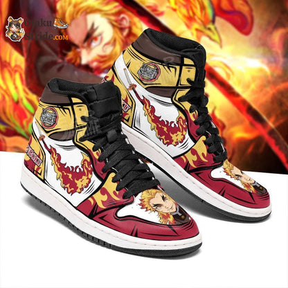 Kyojuro Rengoku J1 Sneakers Anime Demon Slayer Flame