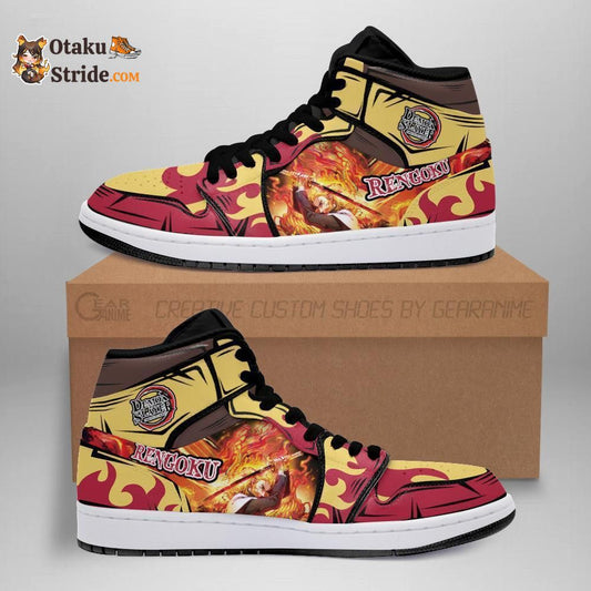 Kyojuro Rengoku J1 Sneakers Anime Flame Breathing