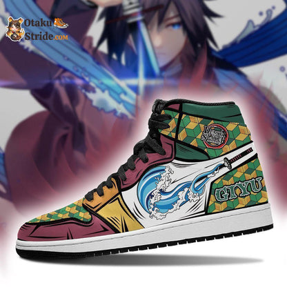 Giyu J1 Sneakers Anime Water Breathing