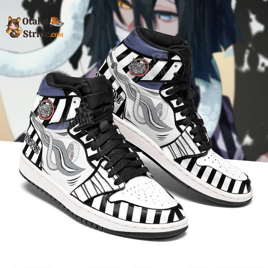 Obanai Iguro J1 Sneakers Anime Nichirin Blade Snake