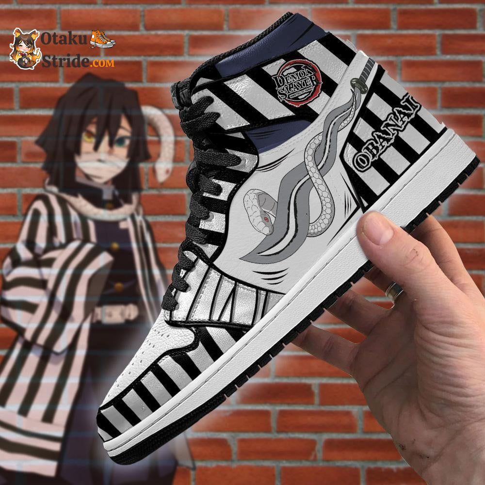 Obanai Iguro J1 Sneakers Anime Nichirin Blade Snake