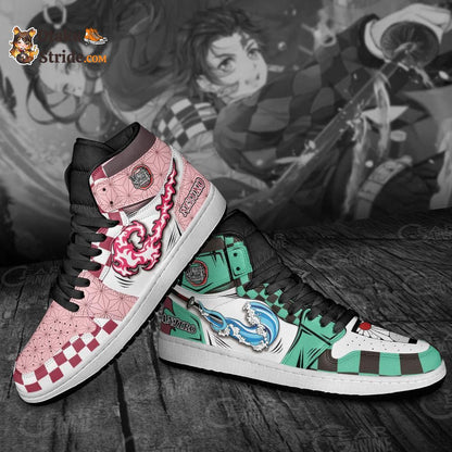 Nezuko Kamado and Tanjro J1 Sneakers Anime MN19