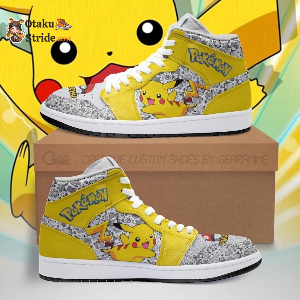 Pikachu J1 Sneakers Anime For Fans