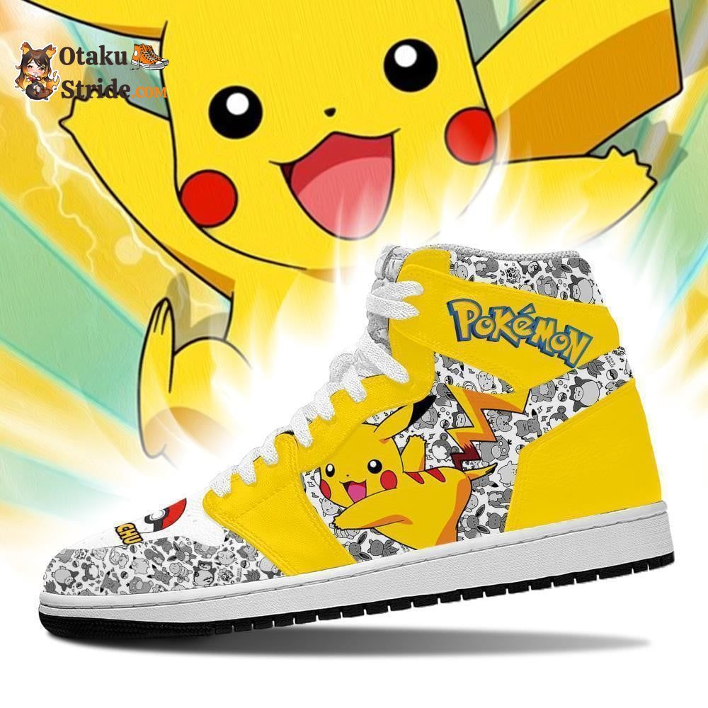 Pikachu J1 Sneakers Anime For Fans