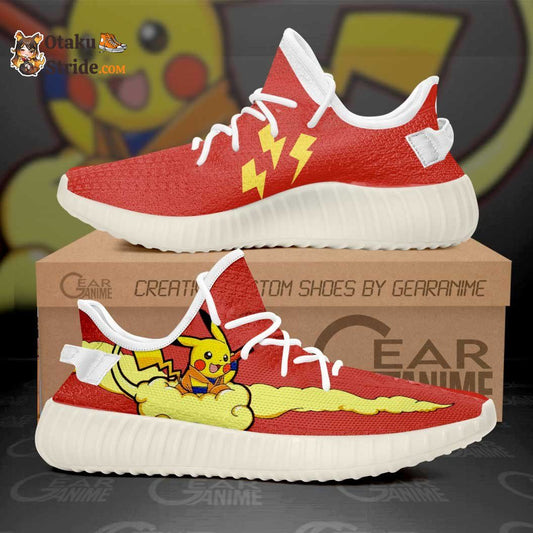 Pikagoku Yz Shoes Custom Pikachu Mixed Goku Kintoun Anime Sneakers