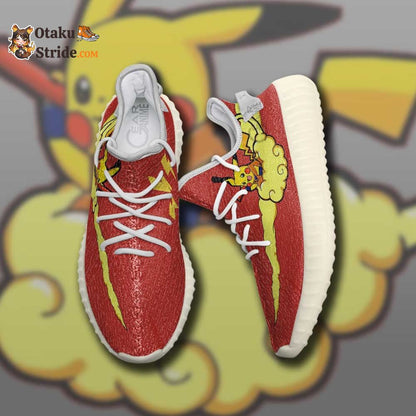 Pikagoku Yz Shoes Custom Pikachu Mixed Goku Kintoun Anime Sneakers