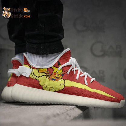 Pikagoku Yz Shoes Custom Pikachu Mixed Goku Kintoun Anime Sneakers