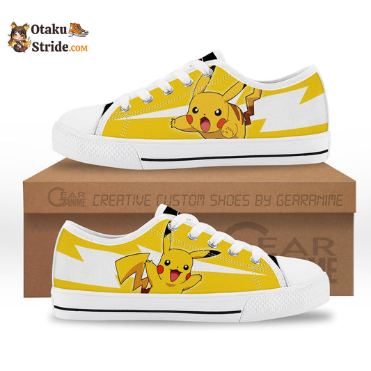 Pikachu Sneakers Anime Low Top Shoes