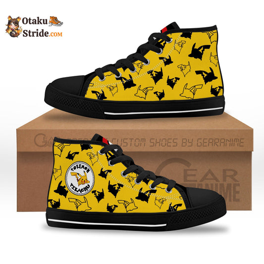 Pikachu Sneakers Anime High Top Shoes