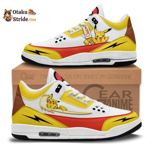 Pikachu J3 Sneakers Custom Anime
