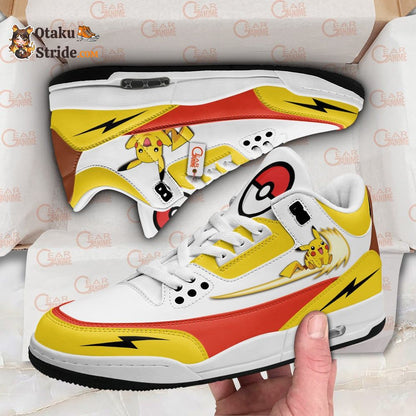 Pikachu J3 Sneakers Custom Anime