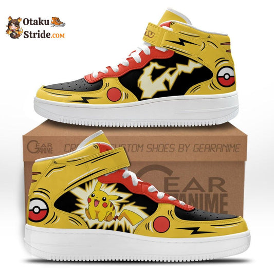 Pikachu Thunderbolt Air Mid Shoes MN2104