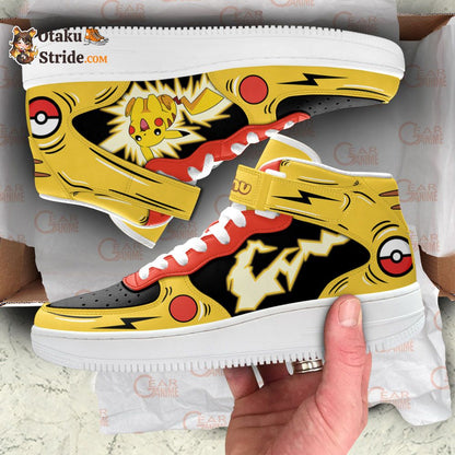 Pikachu Thunderbolt Air Mid Shoes MN2104