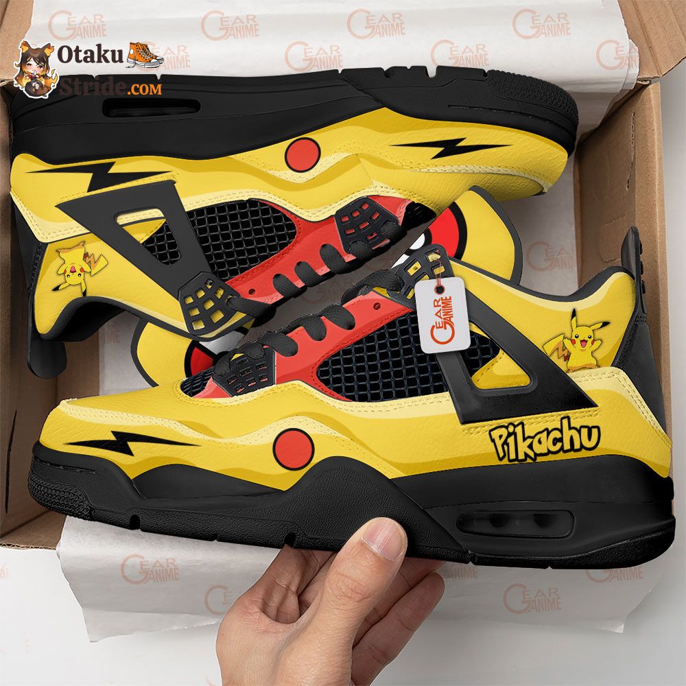 Pikachu J4 Sneakers Pokemon Personalized Name