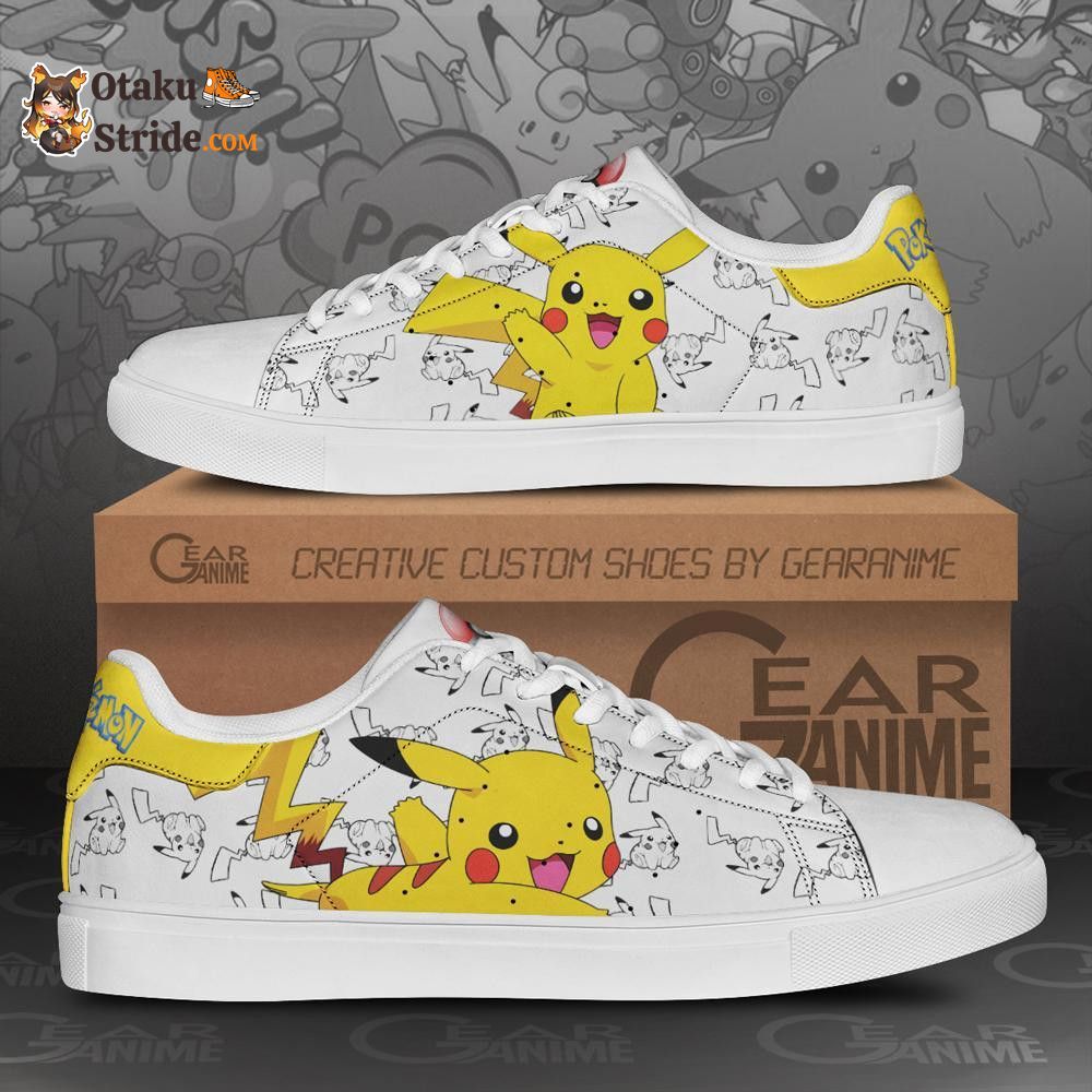 Pikachu Skate Shoes Custom Anime Shoes PN11