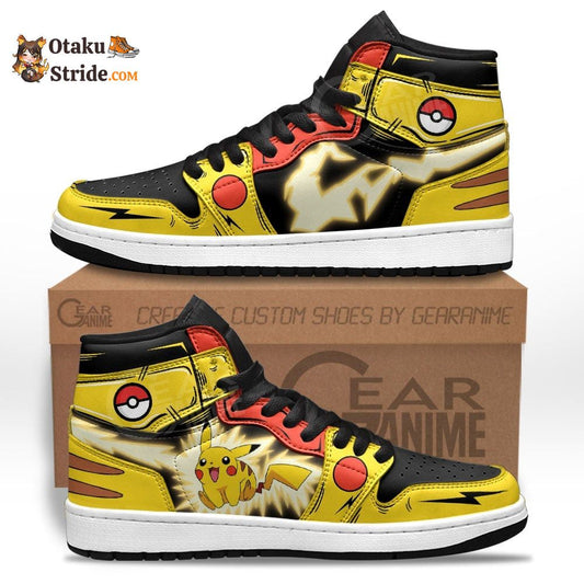 Pikachu Thunderbolt Sneakers Custom Anime Shoes