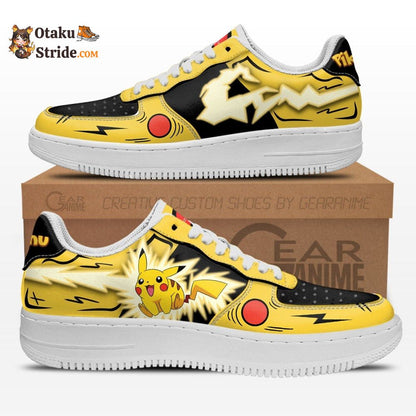 Pikachu Low-top Sneakers Anime Thunderbolt Skill