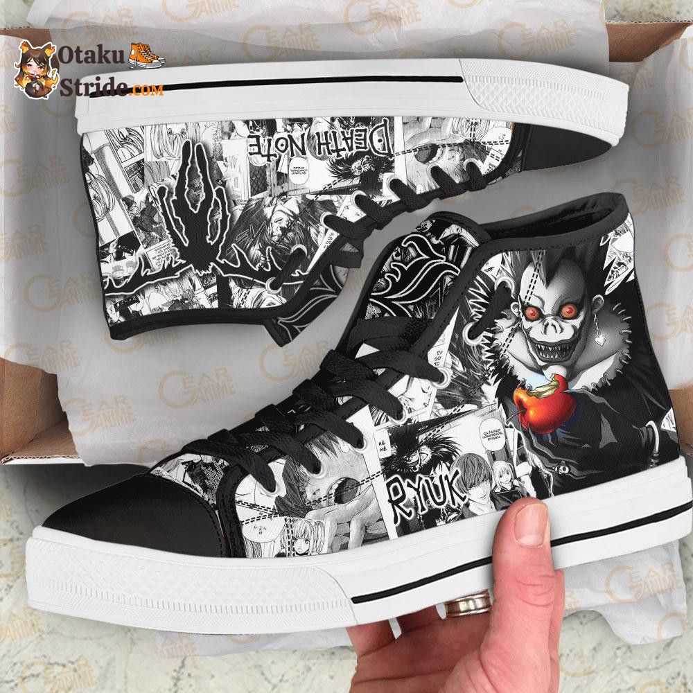 Dnote Ryuk High Top Shoes Custom Manga Anime Sneakers