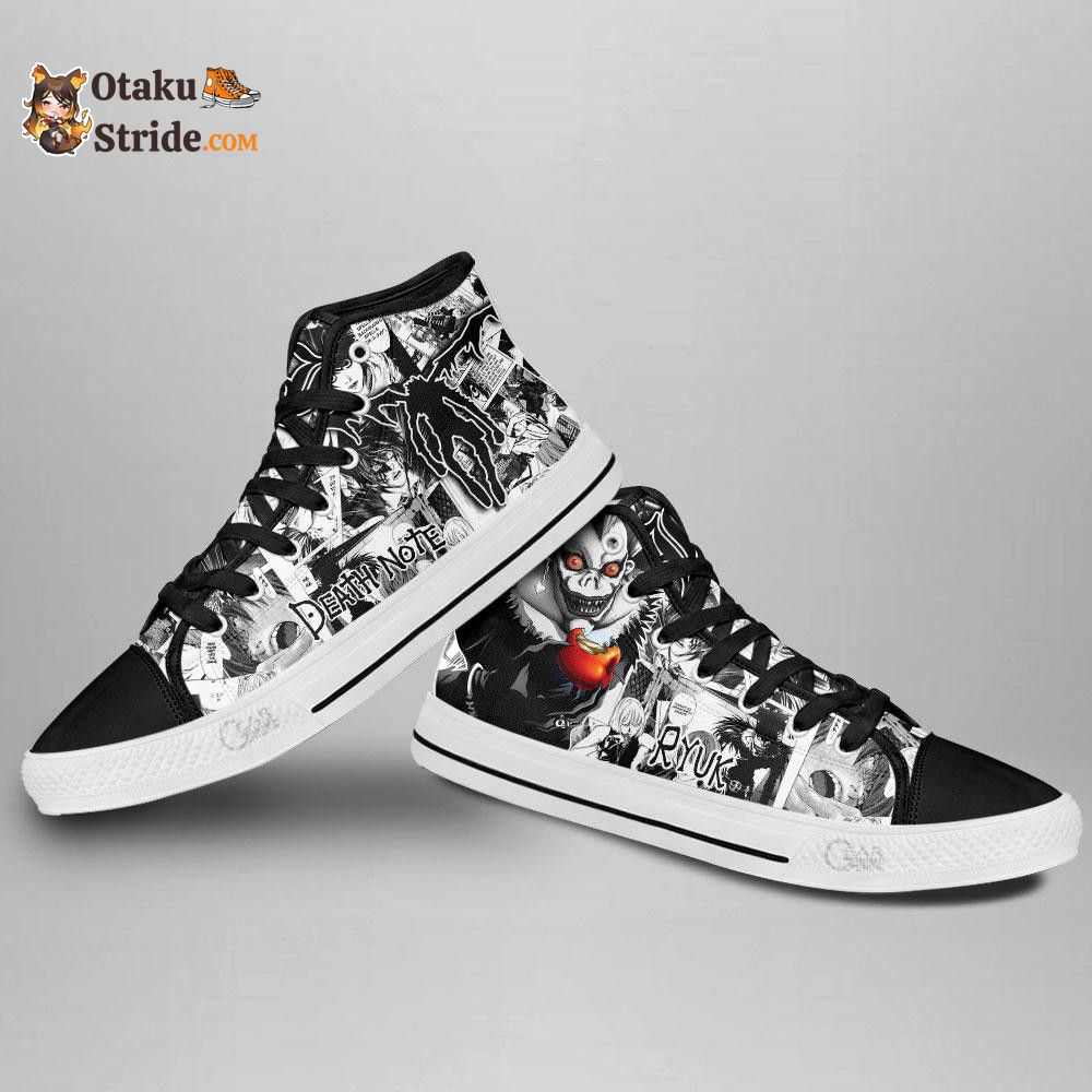 Dnote Ryuk High Top Shoes Custom Manga Anime Sneakers