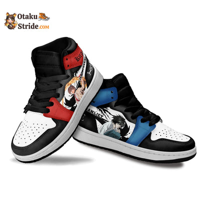 Light Yagami and L Lawliet Kids Sneakers Dnote Shoes MV2802