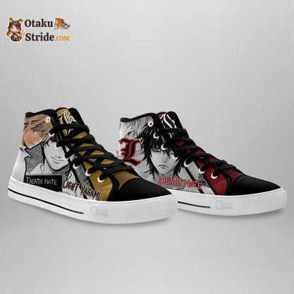 Light Yagami and L Lawliet High Top Shoes NTT121