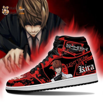 Light Yagami J1 Sneakers Anime Red