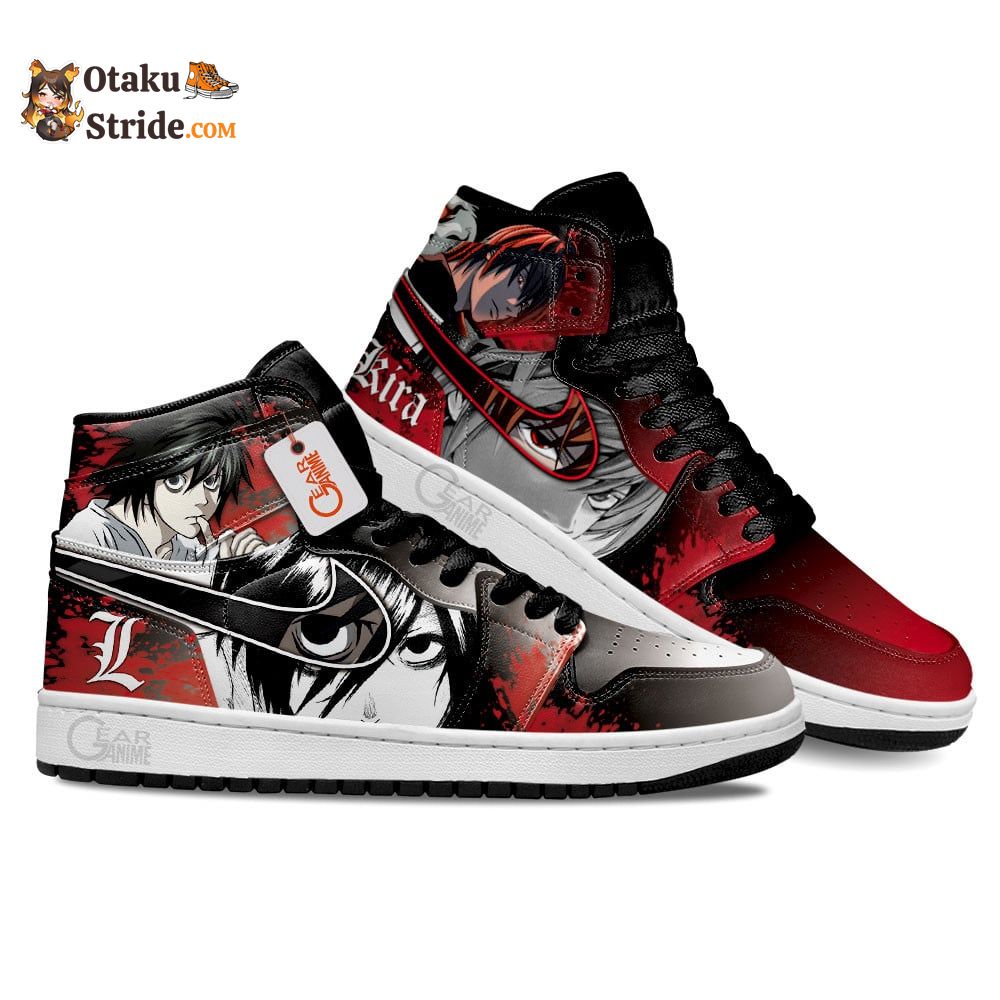 Light Yagami and L Lawliet Anime Shoes Custom Sneakers