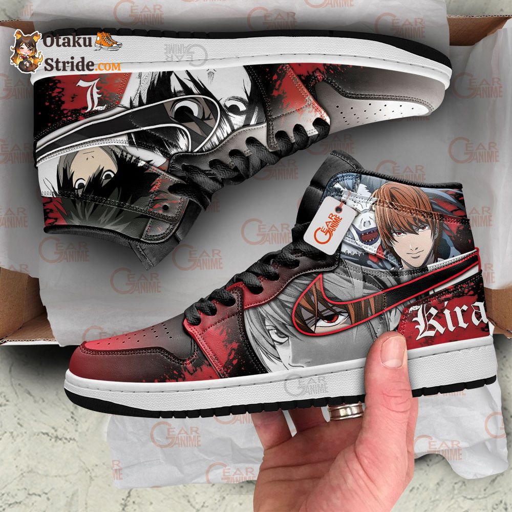 Light Yagami and L Lawliet Anime Shoes Custom Sneakers