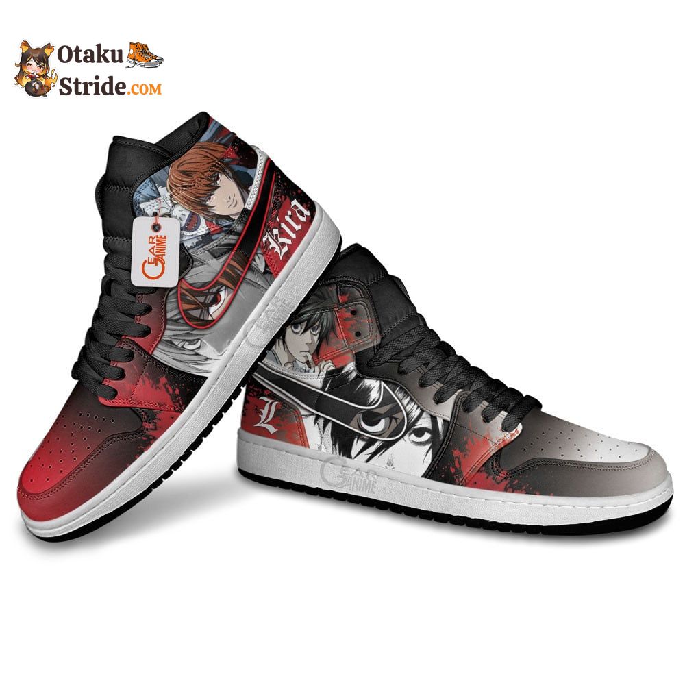 Light Yagami and L Lawliet Anime Shoes Custom Sneakers