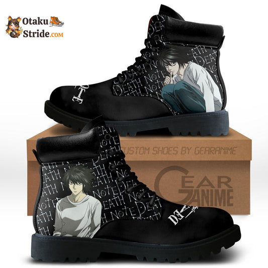 Dnote L Lawliet Boots Shoes Anime NTT0711