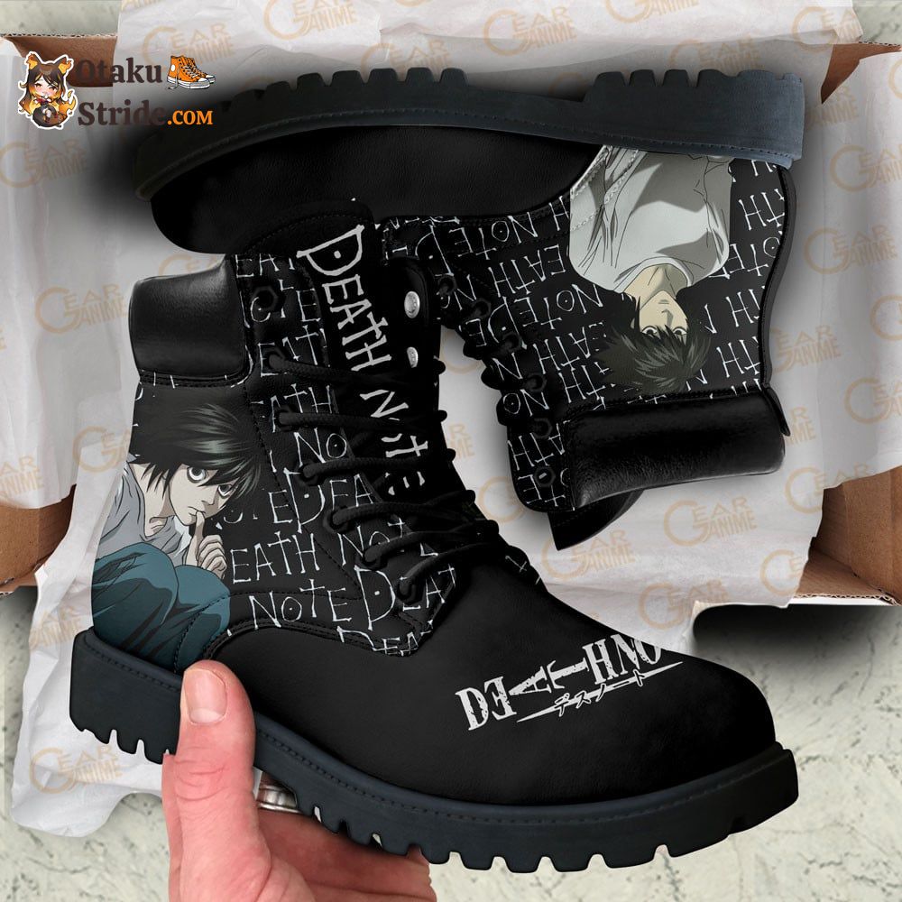 Dnote L Lawliet Boots Shoes Anime NTT0711