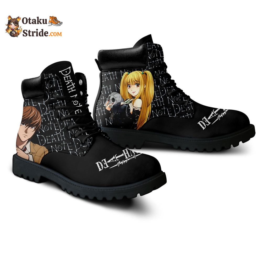 Dnote Light and Misa Boots Shoes Anime NTT0711