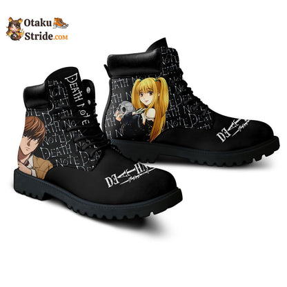 Dnote Light and Misa Boots Shoes Anime NTT0711