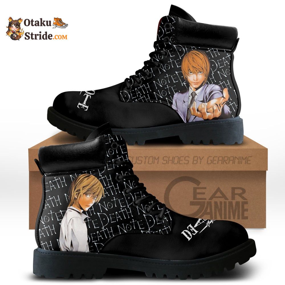 Dnote Light Yagami Boots Shoes Anime NTT0711