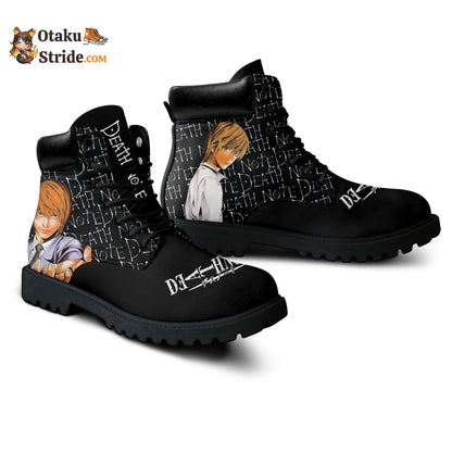 Dnote Light Yagami Boots Shoes Anime NTT0711