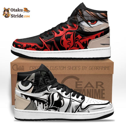 Light Yagami and L Lawliet Sneakers Dnote Custom Anime Shoes