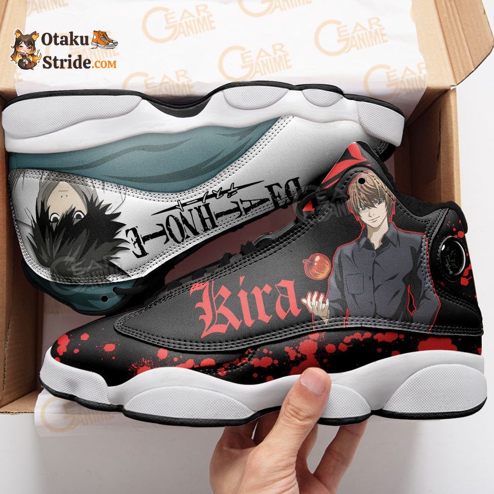 Light Yagami and Ryuk J13 Sneakers Custom Anime Shoes